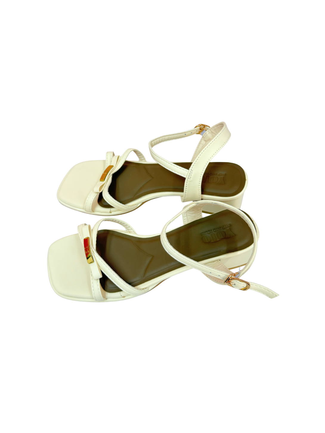 Urban Stride Square-Toe Sandal-Brown