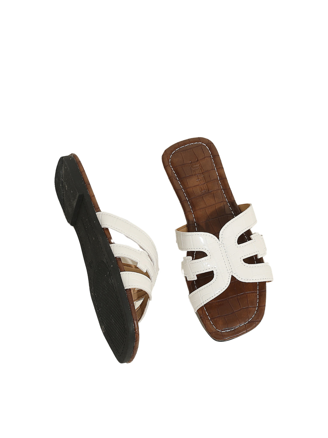 URBAN Glide Flat Slides-White