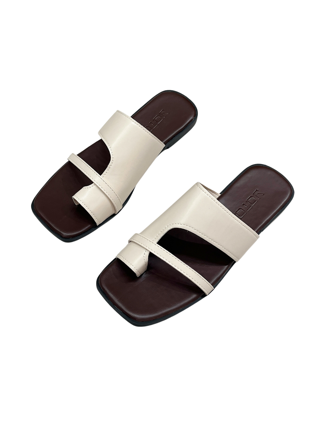 Vita Echo Flat Slides-Off White