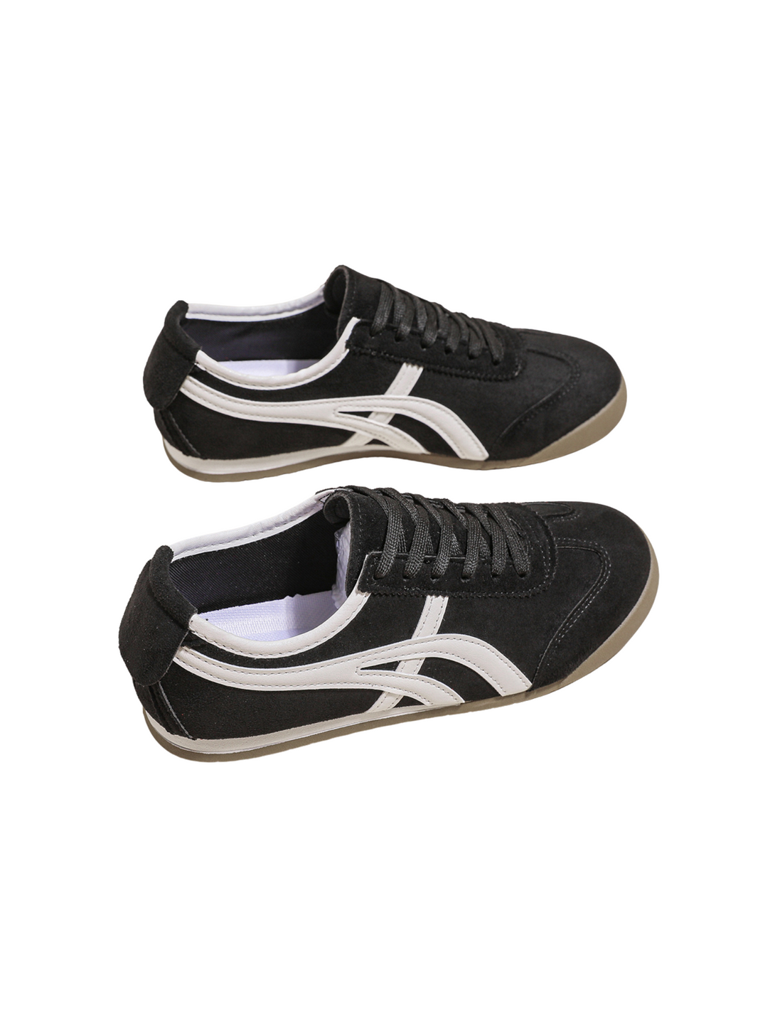 Velouré Valence Classic Street Sneakers-Red