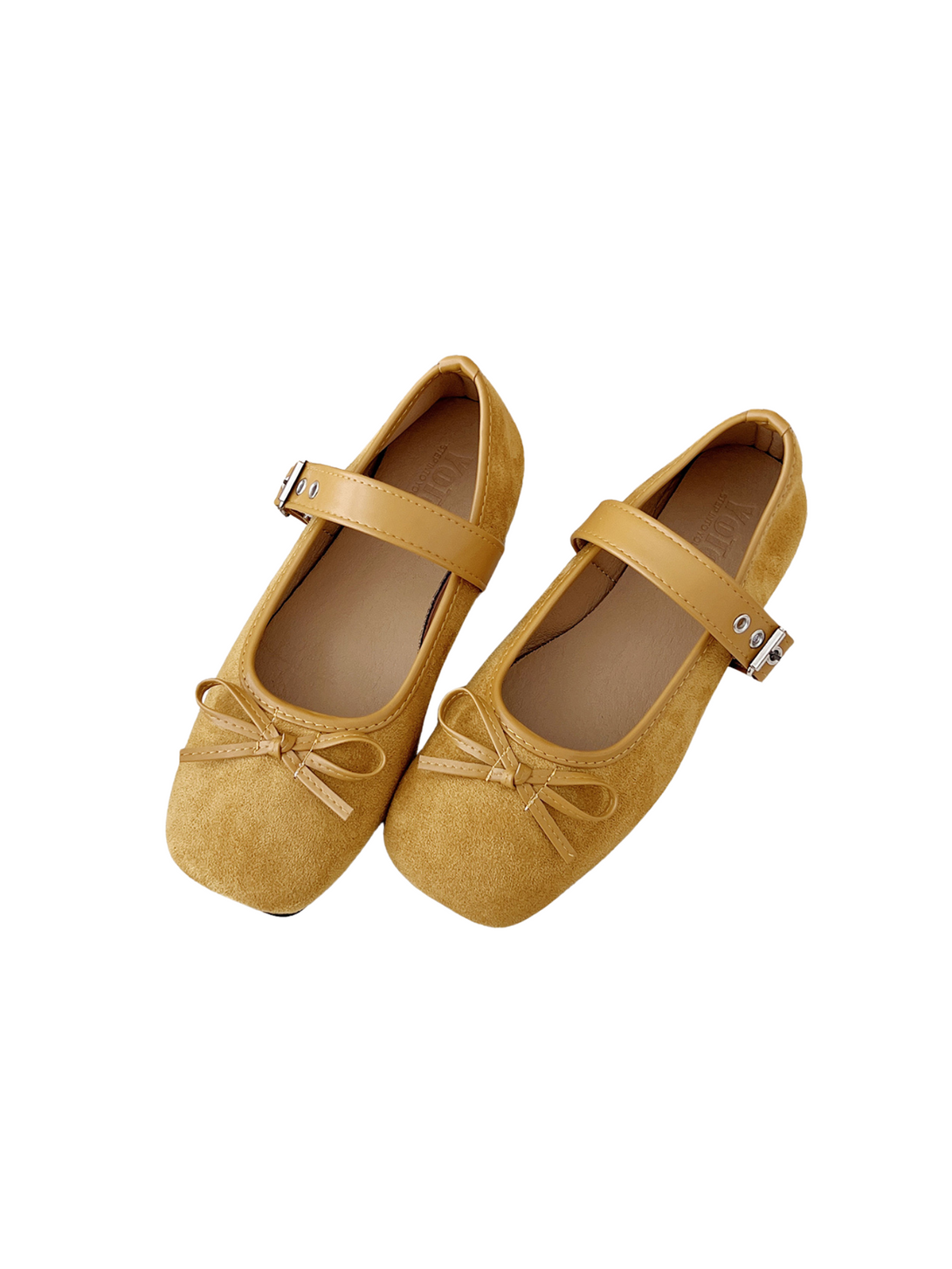 Velouré Élise Closed Toe Loafer- Yellow