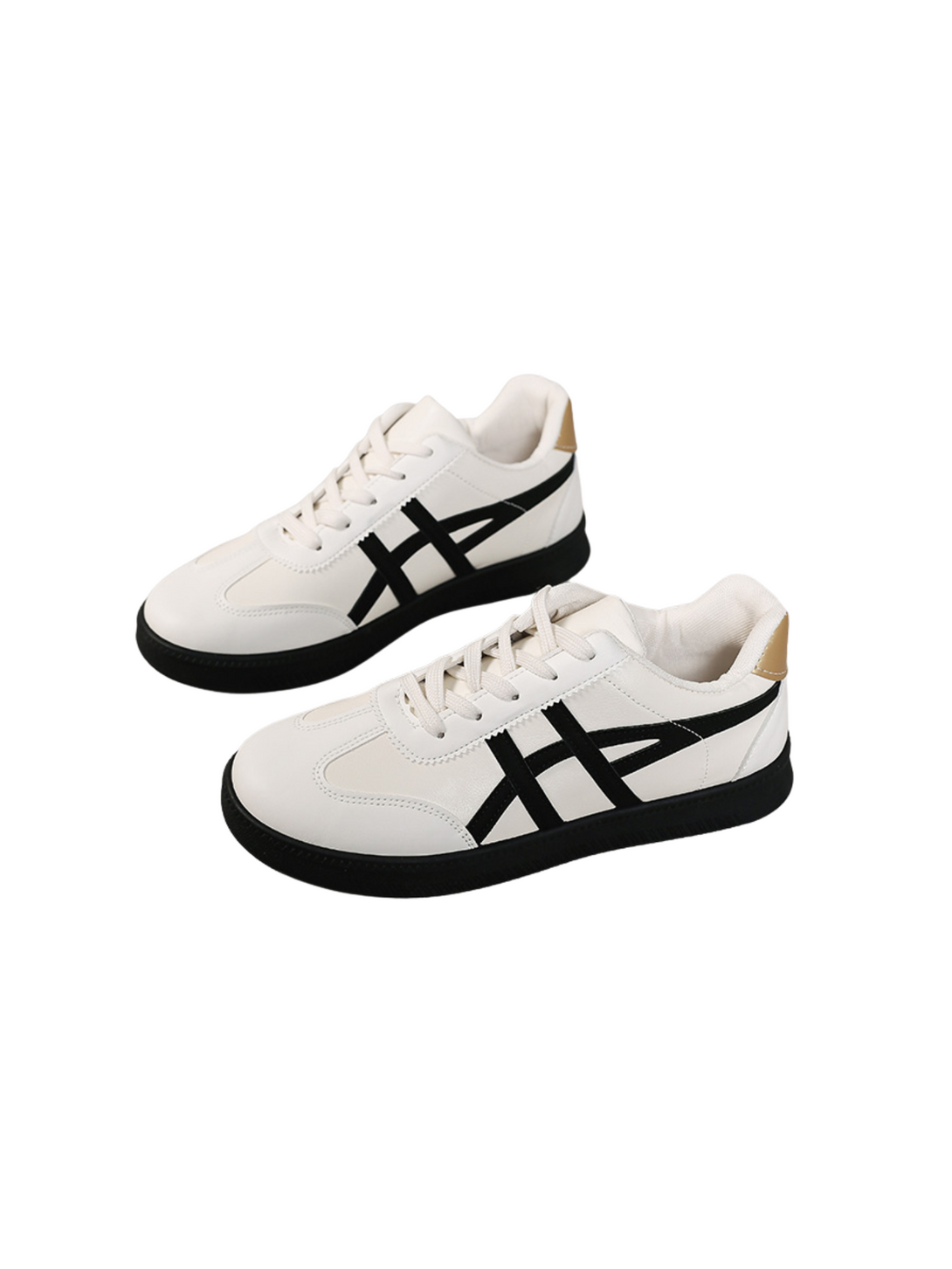 Simple Vitality Lace-up Sneakers-Blue