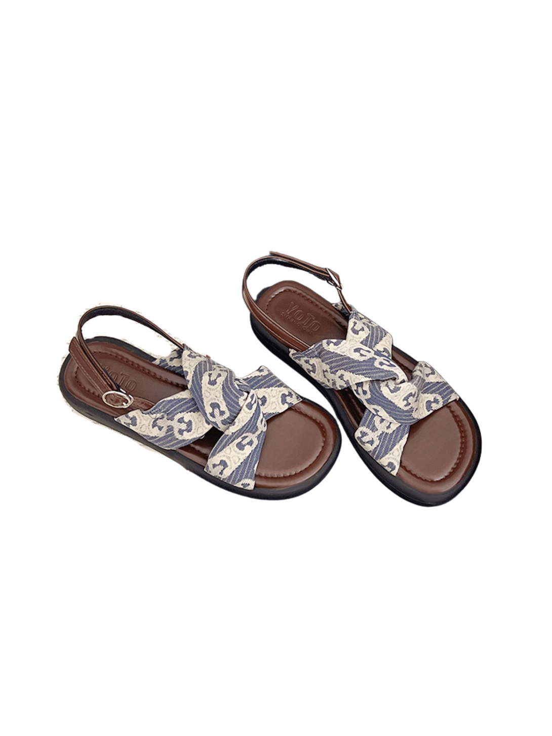 Urban Essence Slingbacks Sandals-Blue