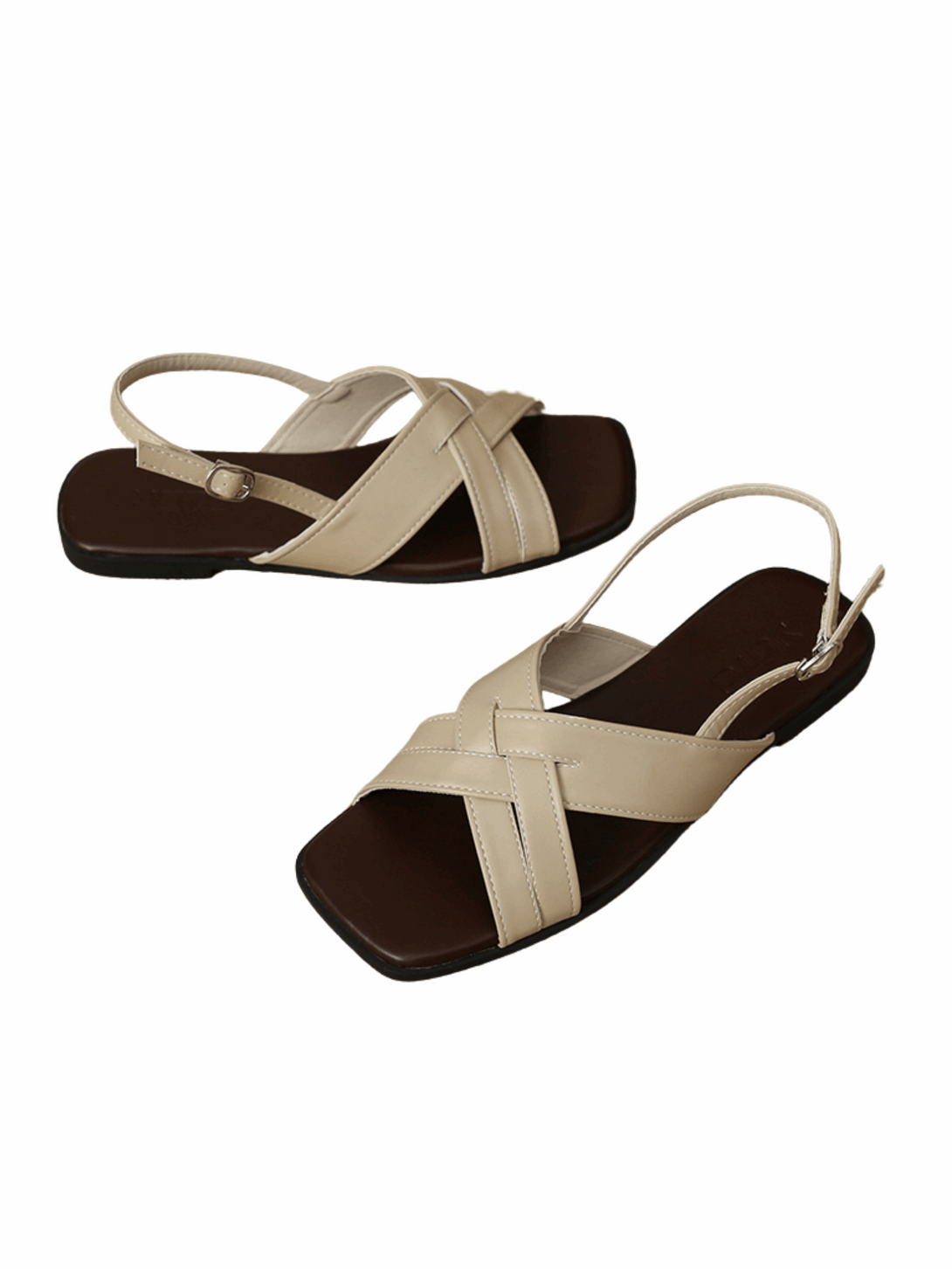 Vita Flex Flat Sandal-Khaki