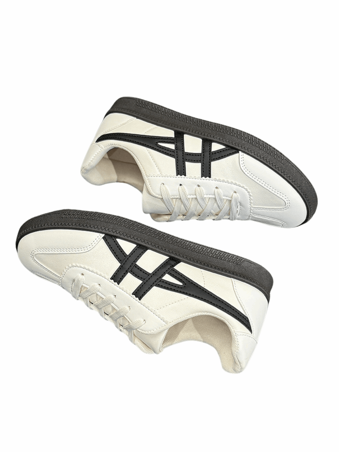 Simple Vitality Lace-up Sneakers-Blue