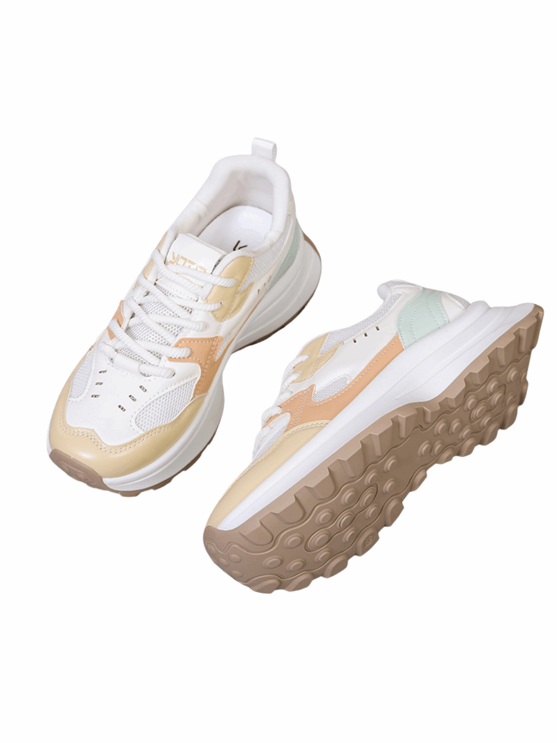 AirStride Zephyr Lace-up Sneakers-Beige