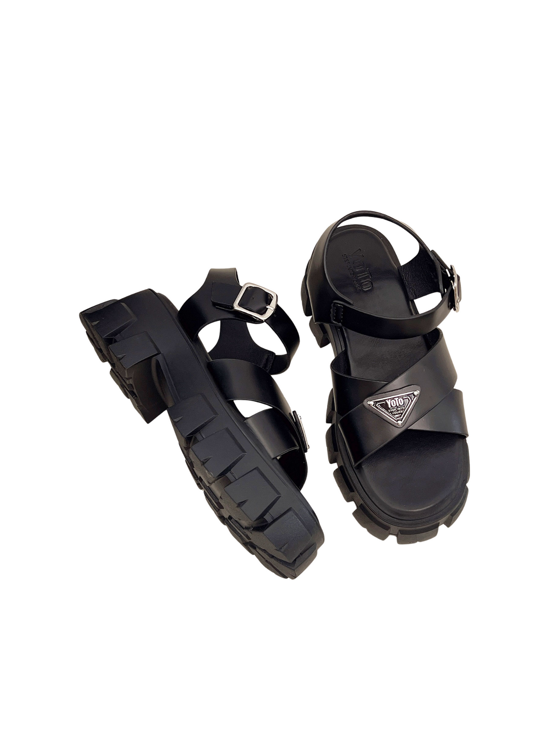 Urban Terrain Platform Sandal- White