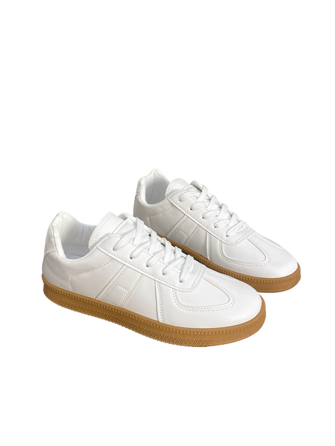 Rhythms Lace-up Sneakers-White