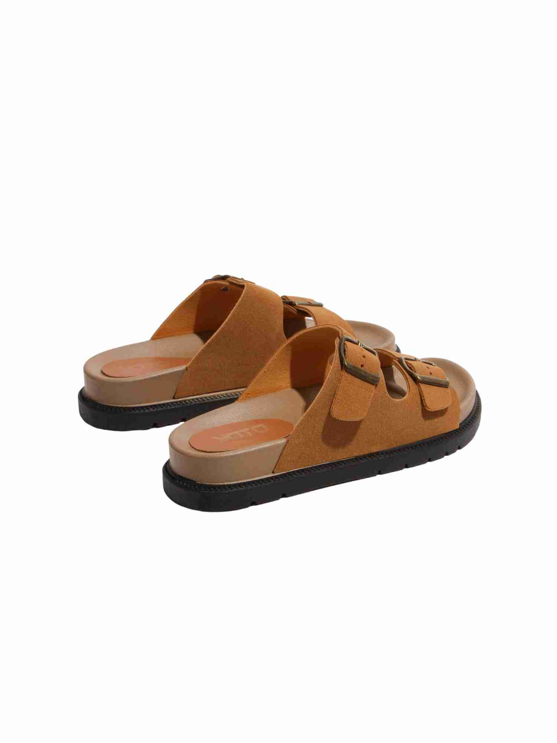 The Ease Suede Slip On Slipper- Khaki