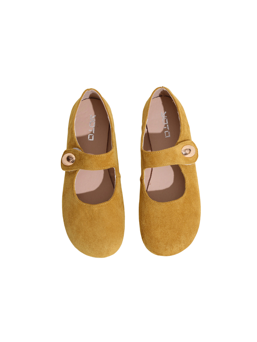 Velouré Verge Close Toe Suede Loafer- Brown