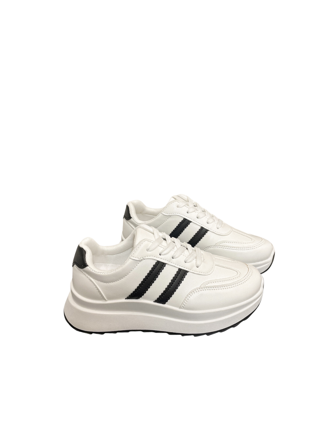 Glance Lace-up Sneakers-Black