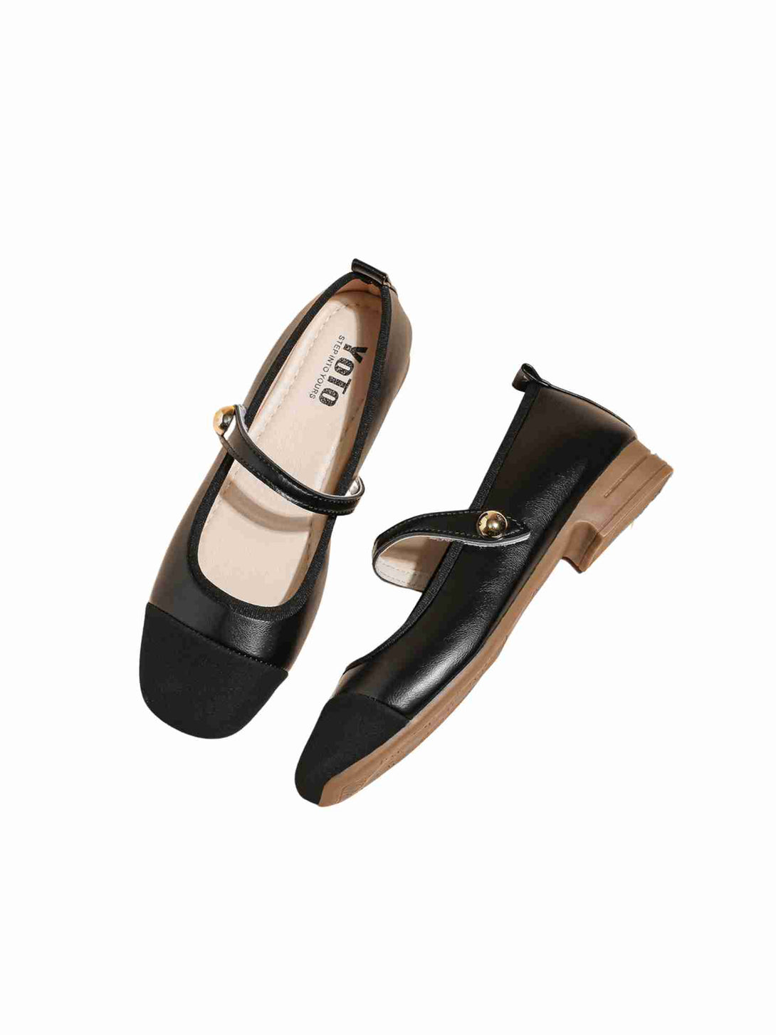 Élan Poise Mary Jane Style Ballet Flat- Black