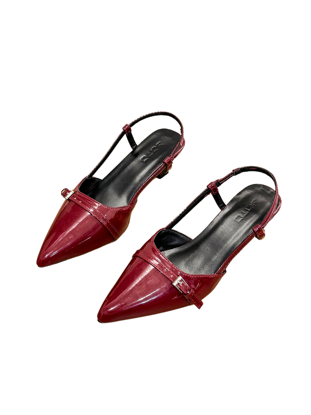 Midnight Kitten Heel-Black