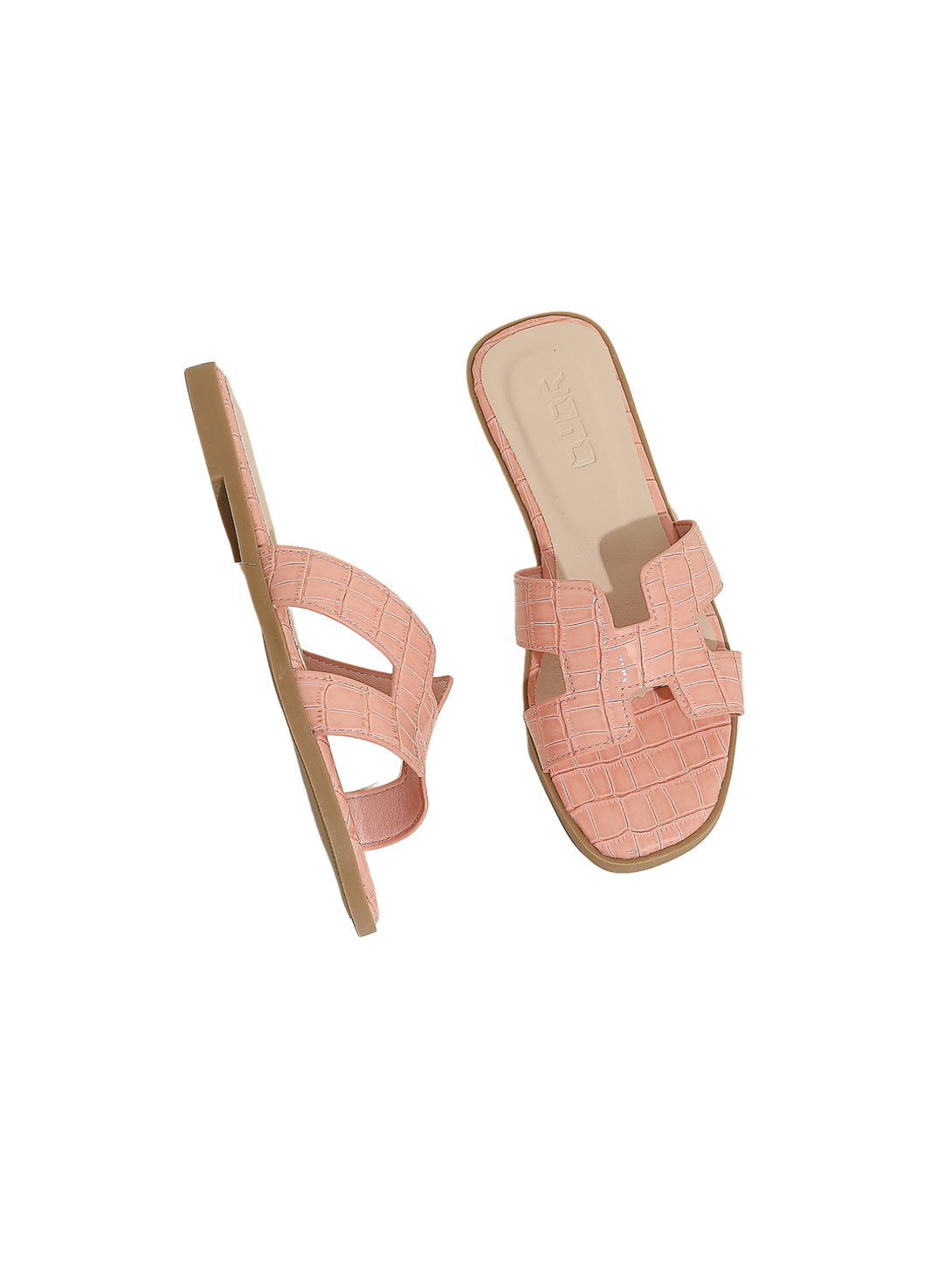Vita Chill Flat Slides-Dark Brown