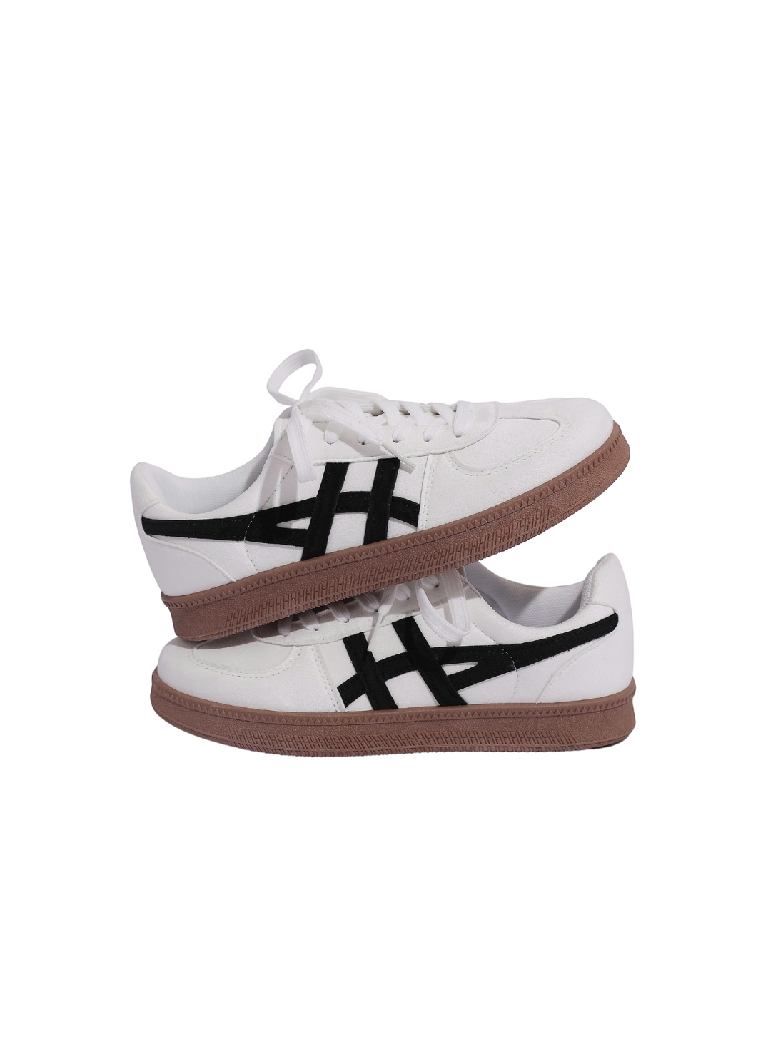 Velouré Aeris Lace-up Sneakers-Red