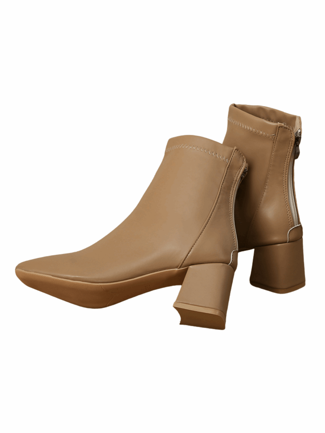 Élan Charm Platform Boots-Khaki