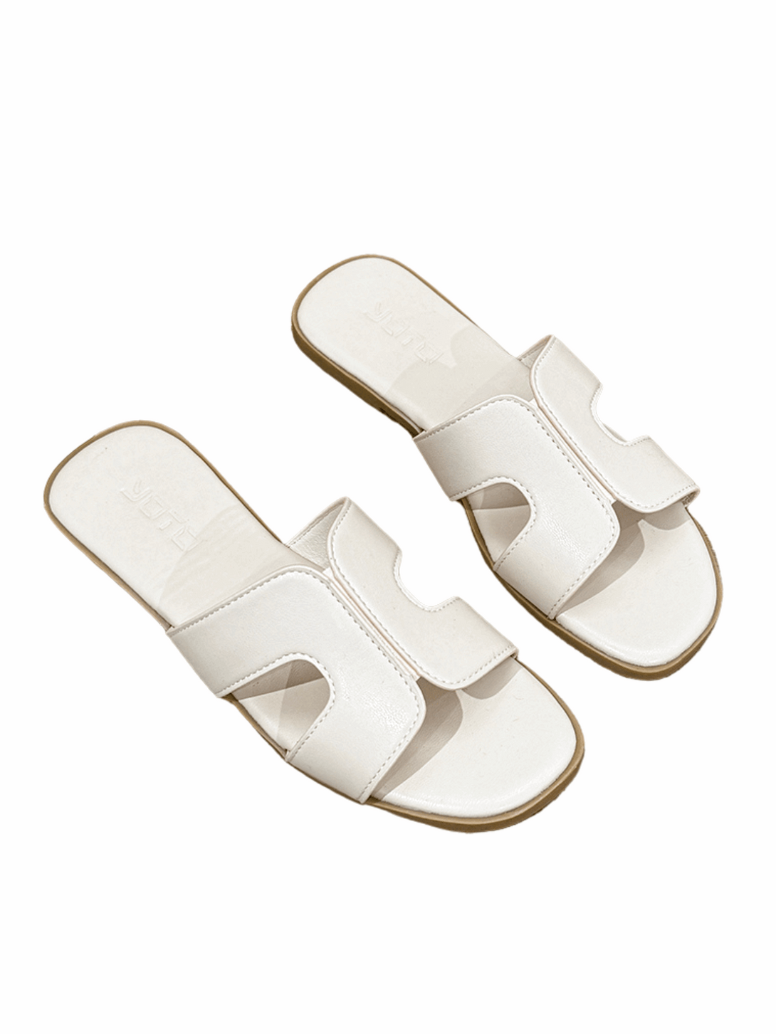 Vita Breeze Flat Slides-Off-White