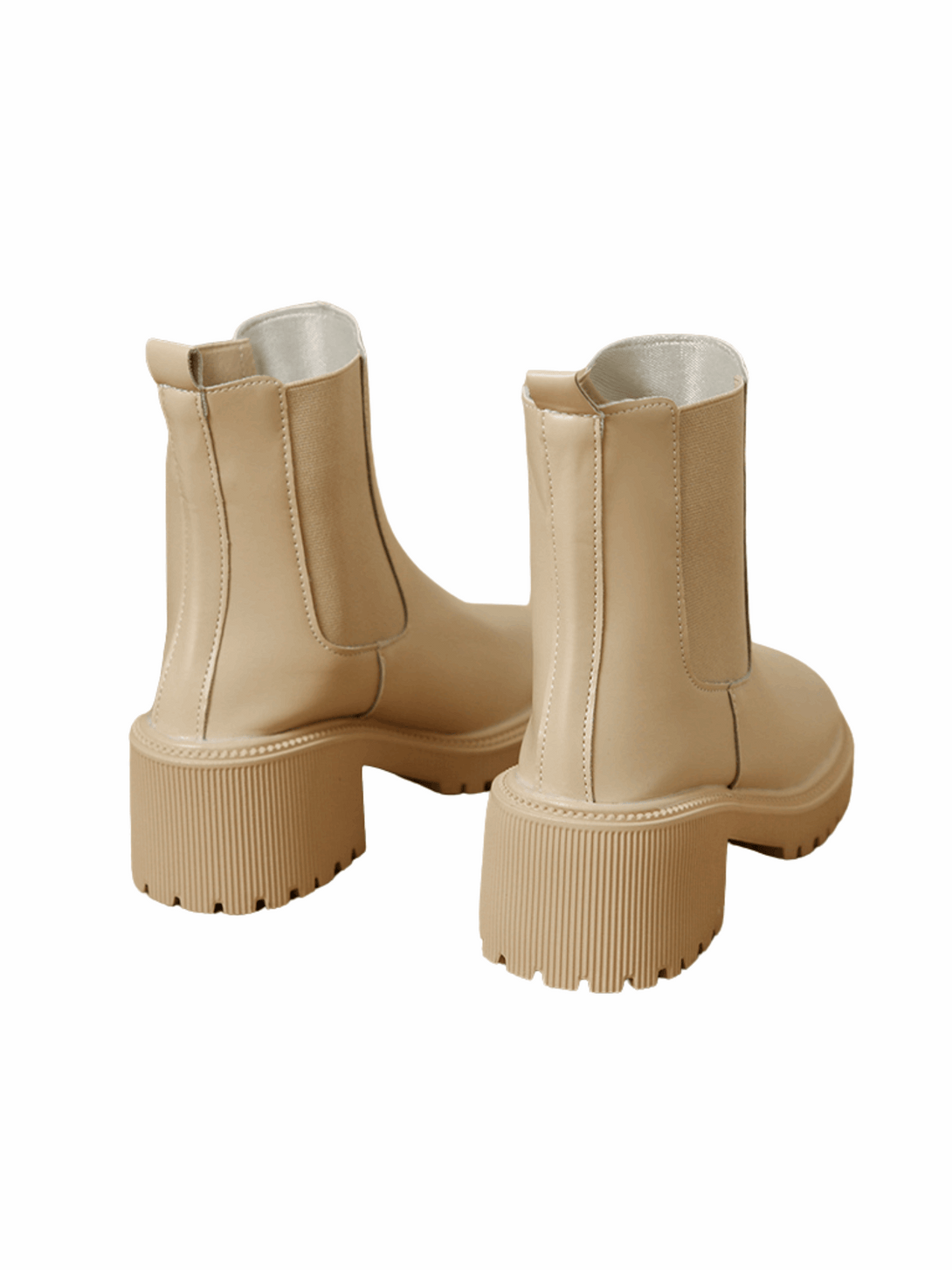 Élan Tempo Platform Boots-Khaki