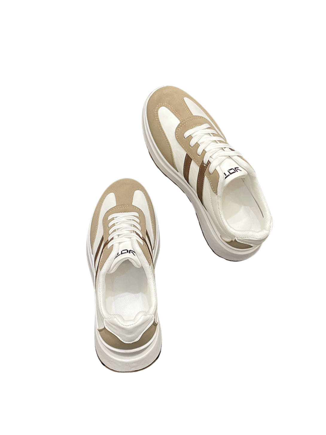 Glide Lace-up Sneakers-Khaki