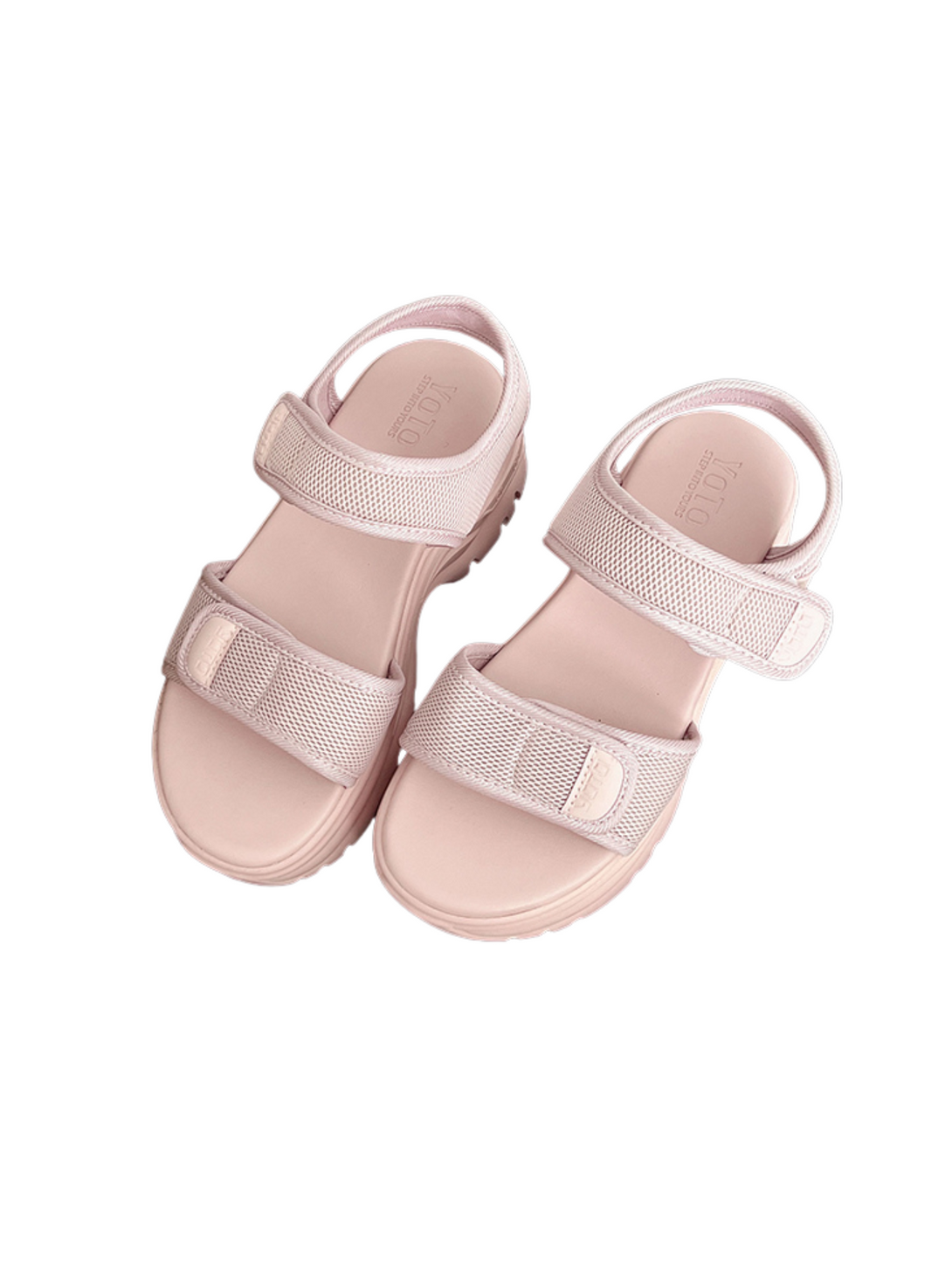 Urban Lift Adjustable Straps Platform Sandals-Pink
