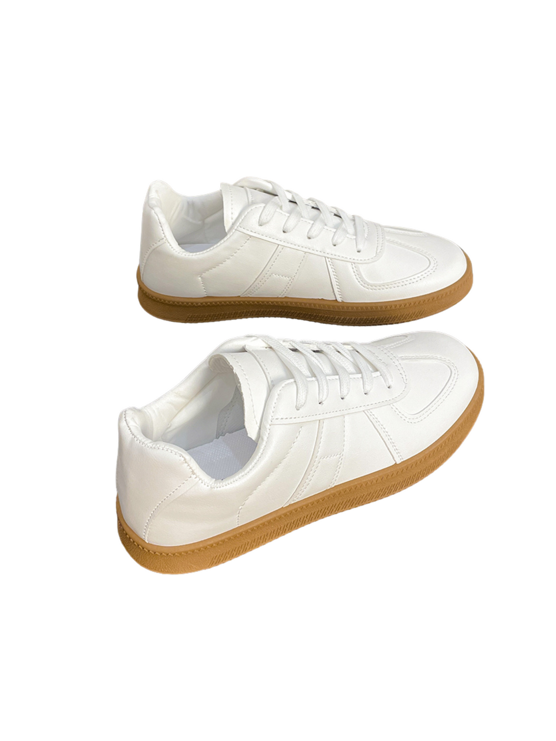 Rhythms Lace-up Sneakers-White