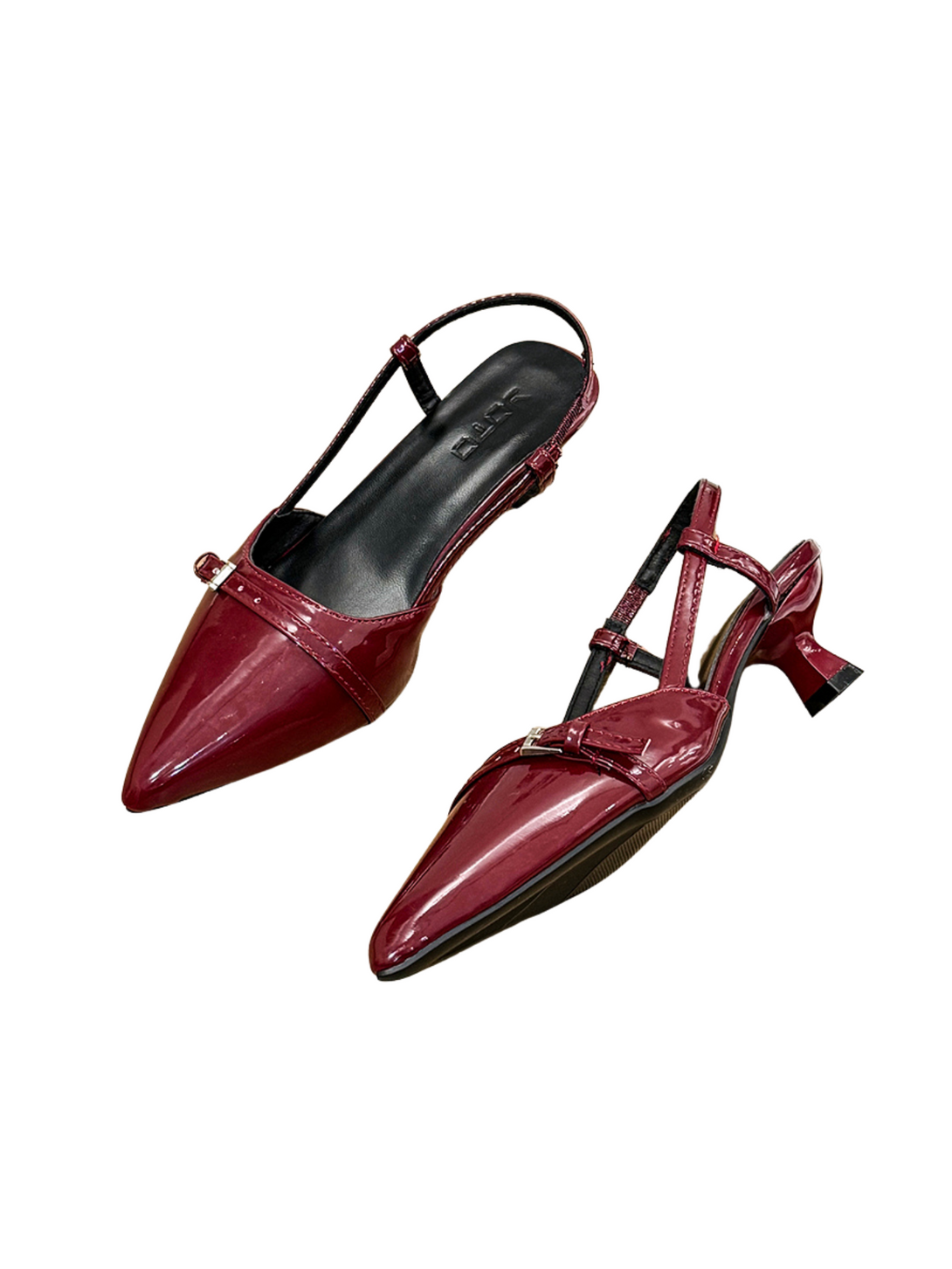 Midnight Kitten Heel-Black