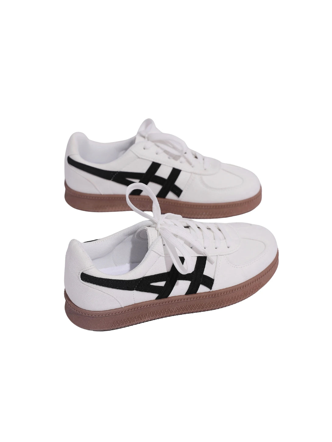 Velouré Aeris Lace-up Sneakers-Red