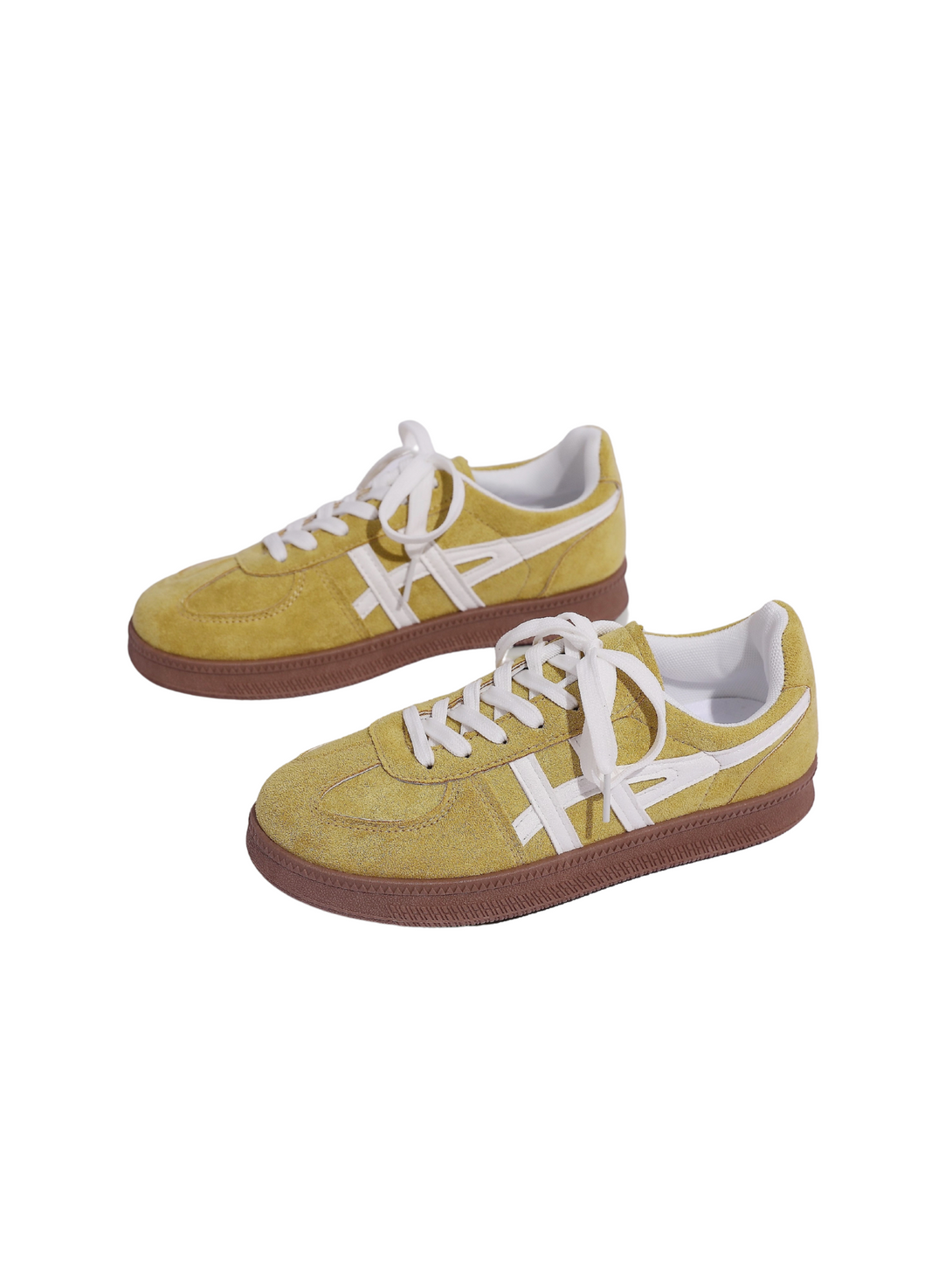 Velouré Aeris Lace-up Sneakers-Red