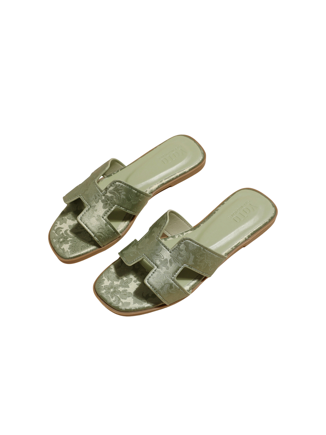 Vita Bliss Flat Slides Sandals-Pink
