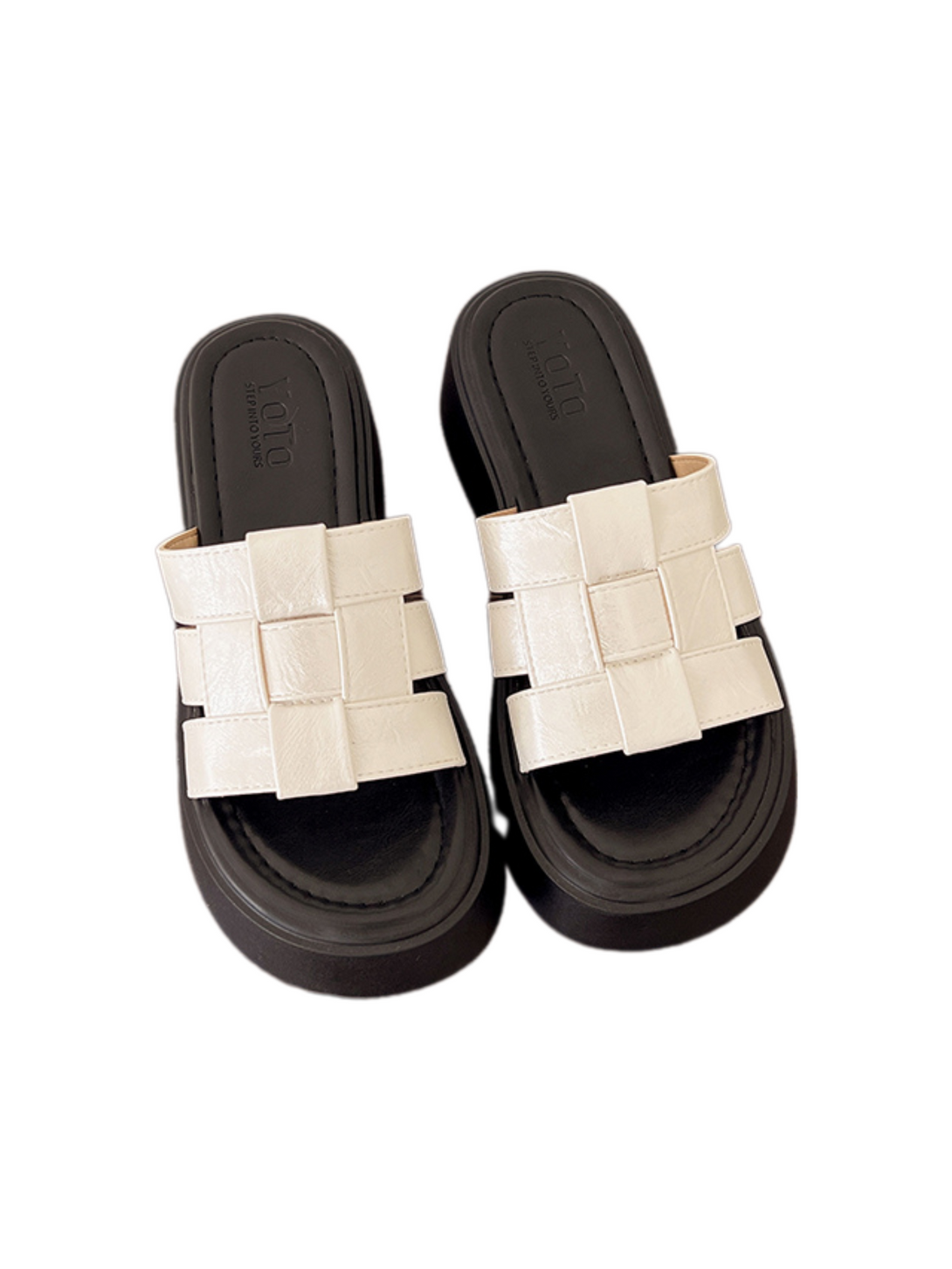 Vita Harmony Platform Slides-Khaki