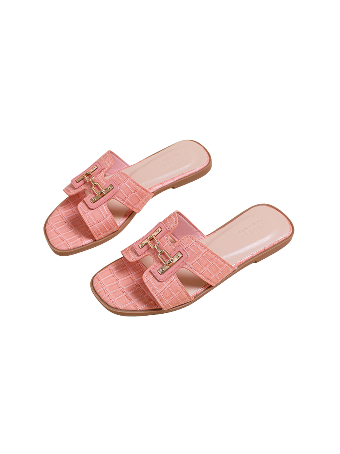 Urban Chic Flat Slides-Cream