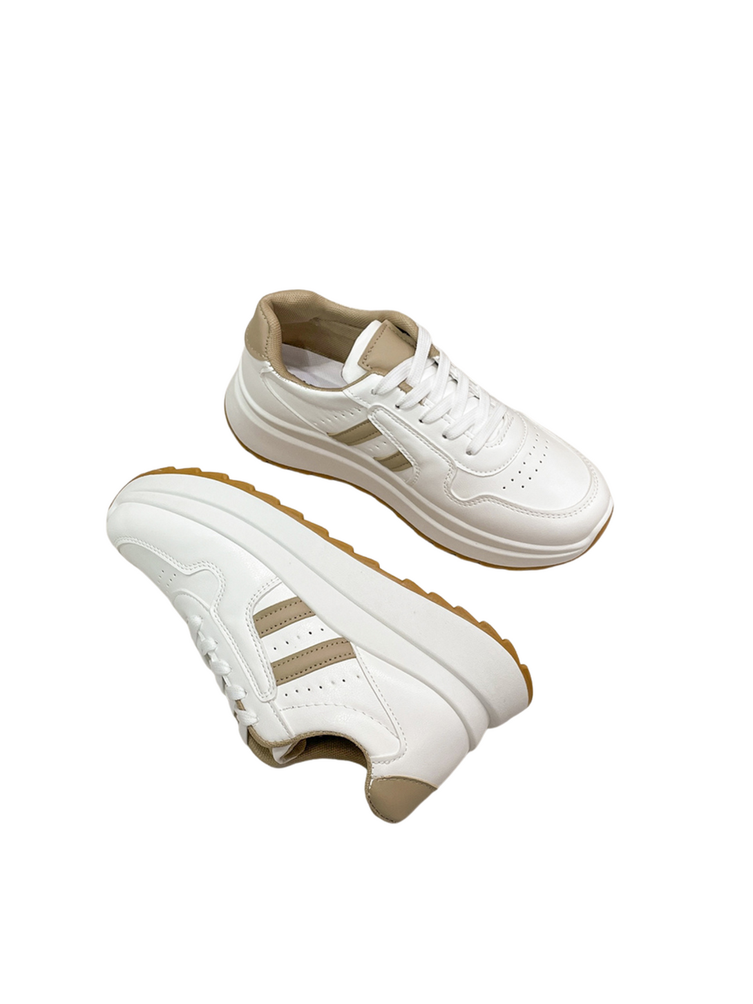 Haven Lace-up Sneakers-Khaki