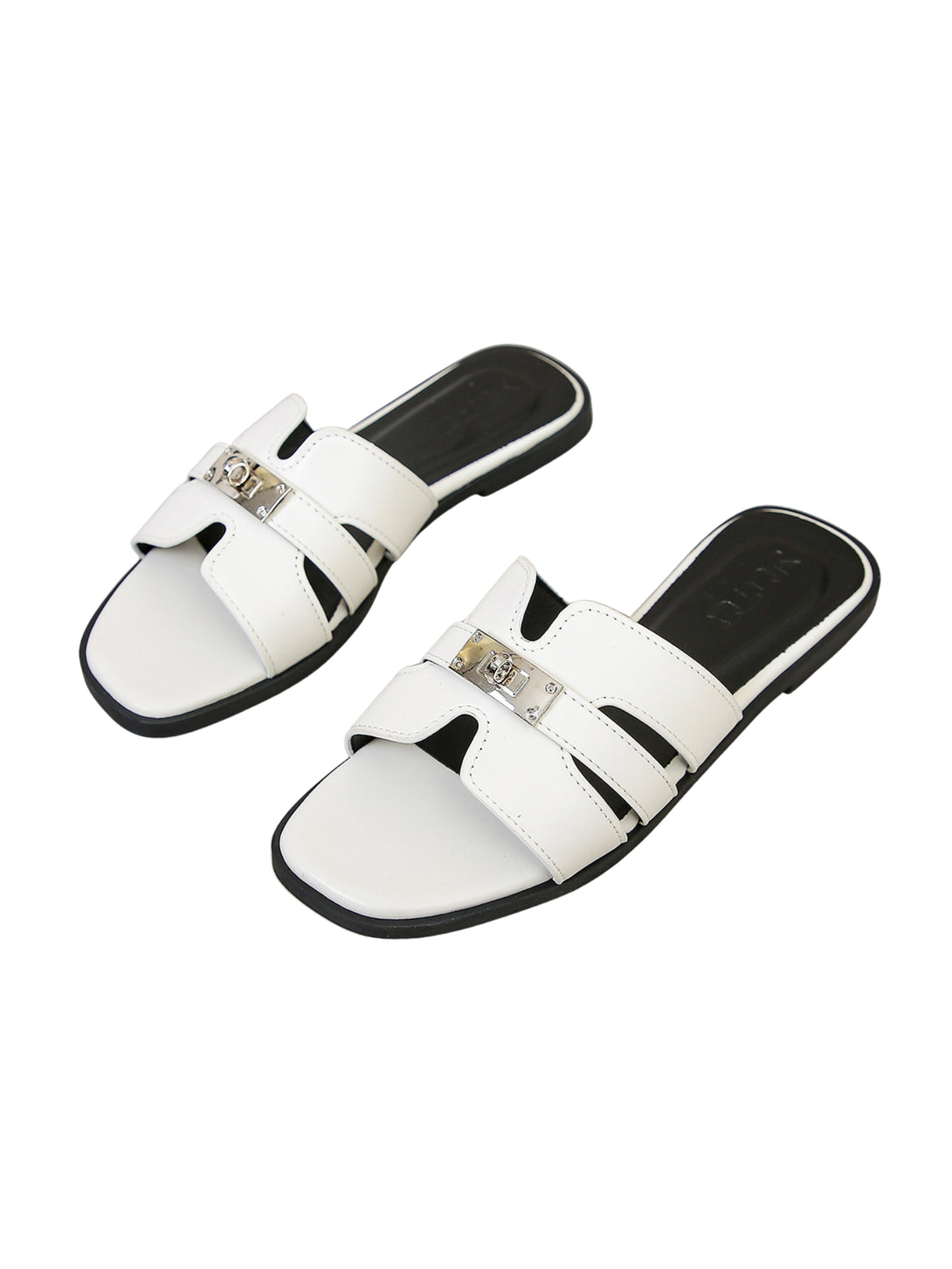 Urban Mellow Flat Slides-Black