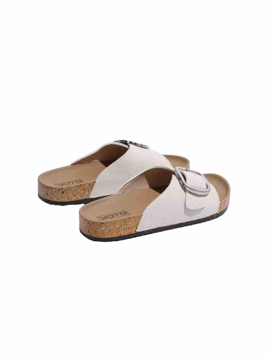 SoftStep Flat Slide Slip On Slipper-Black