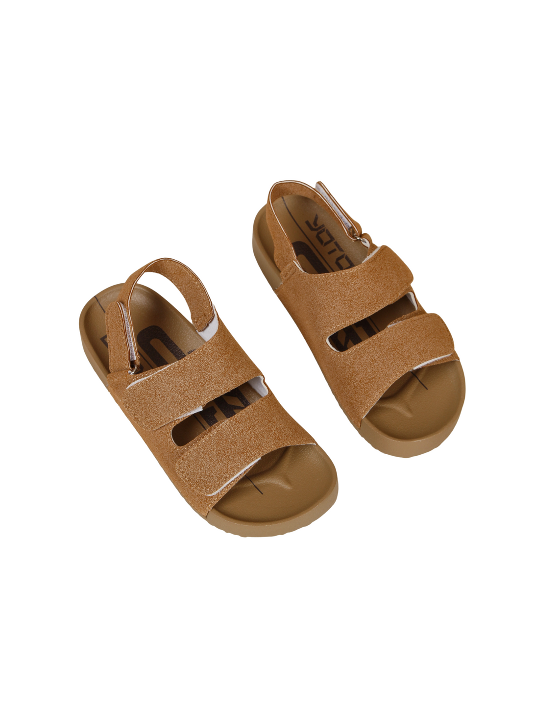 Walkthrough Everyday Adjustable Suede Sandals- Beige