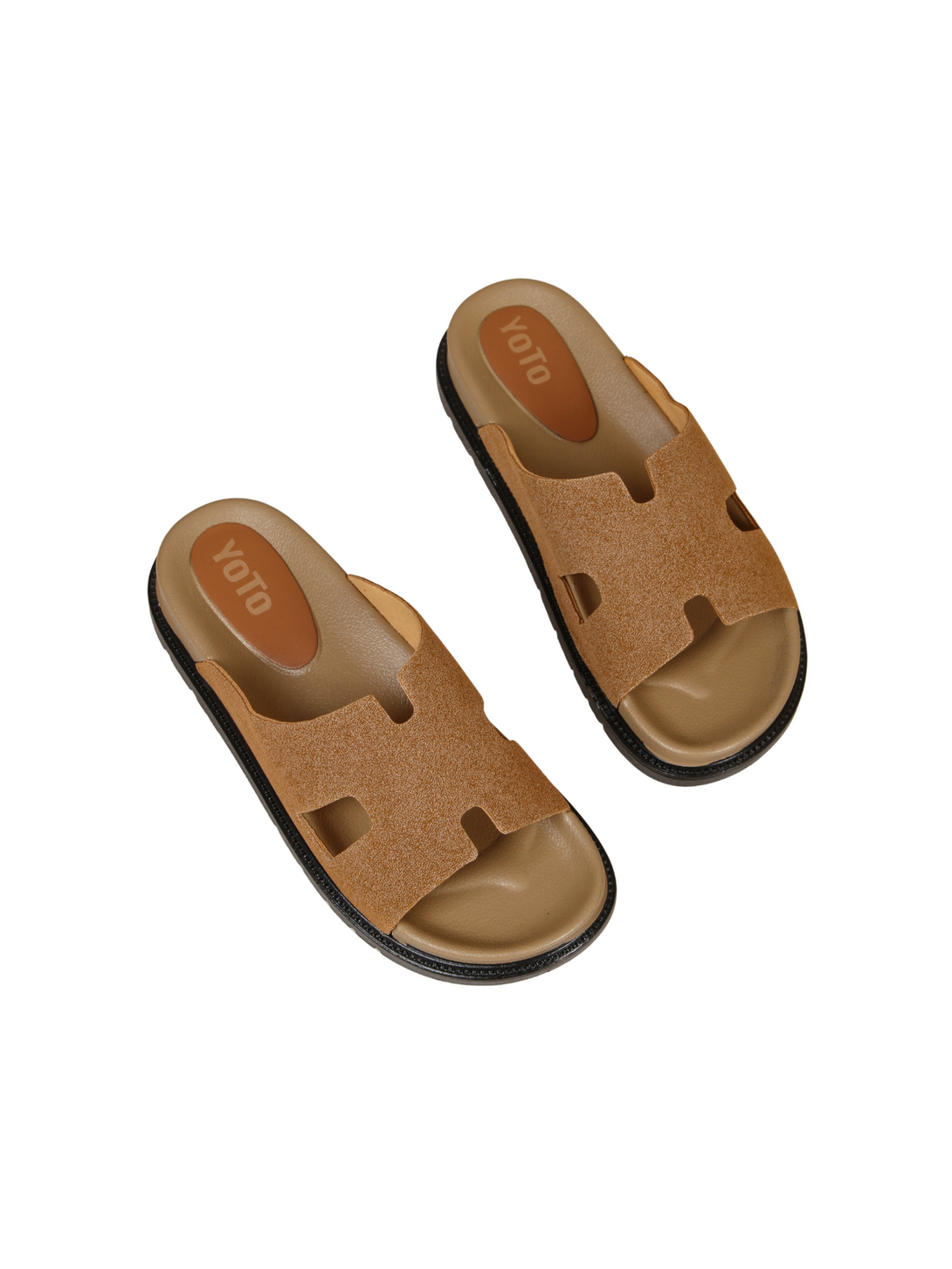 Slumber Soft Comfort Slides Sandals-Black
