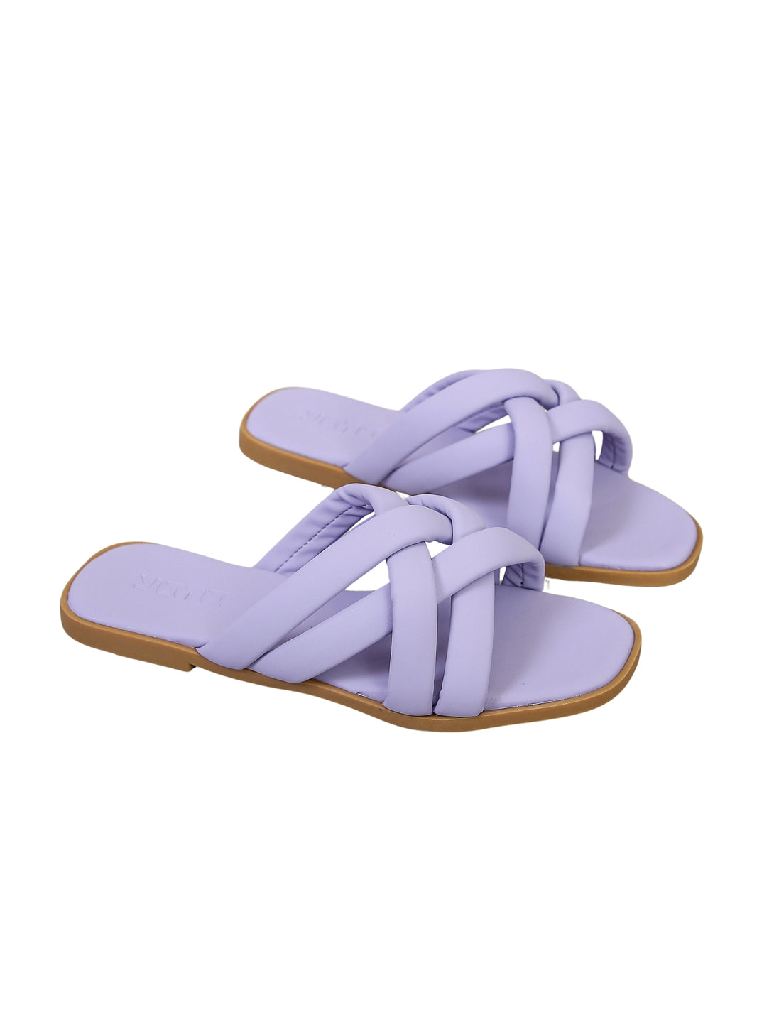 Urban Airy Flat Slides-Off White