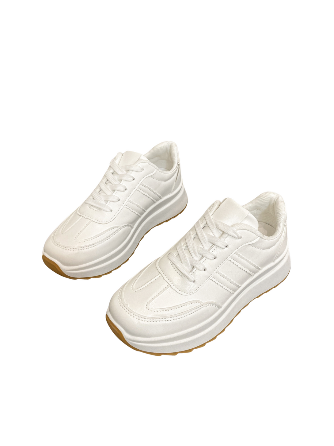 Glance Lace-up Sneakers-Black