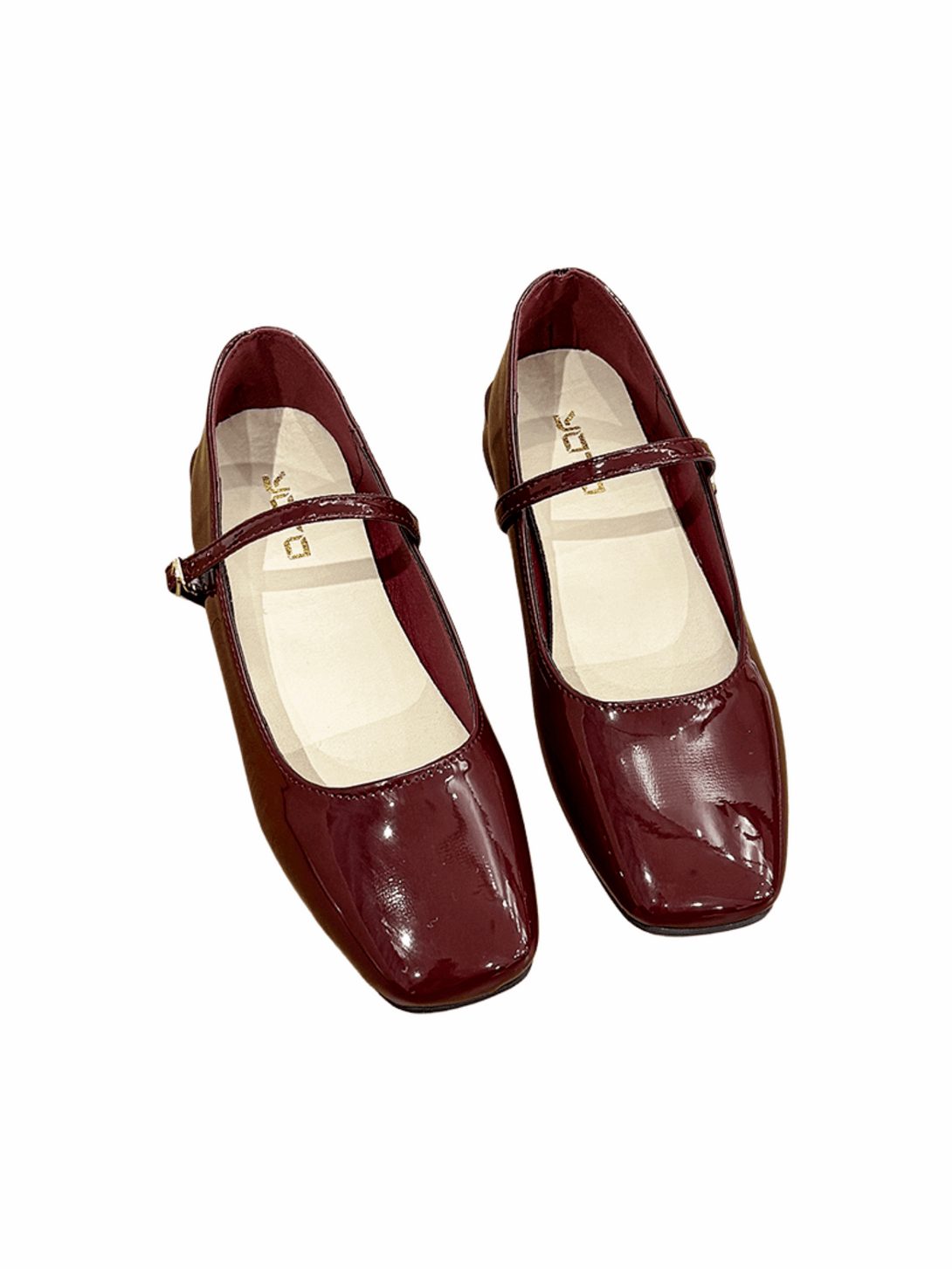 Élan Belle Mary Jane Loafers-Beige