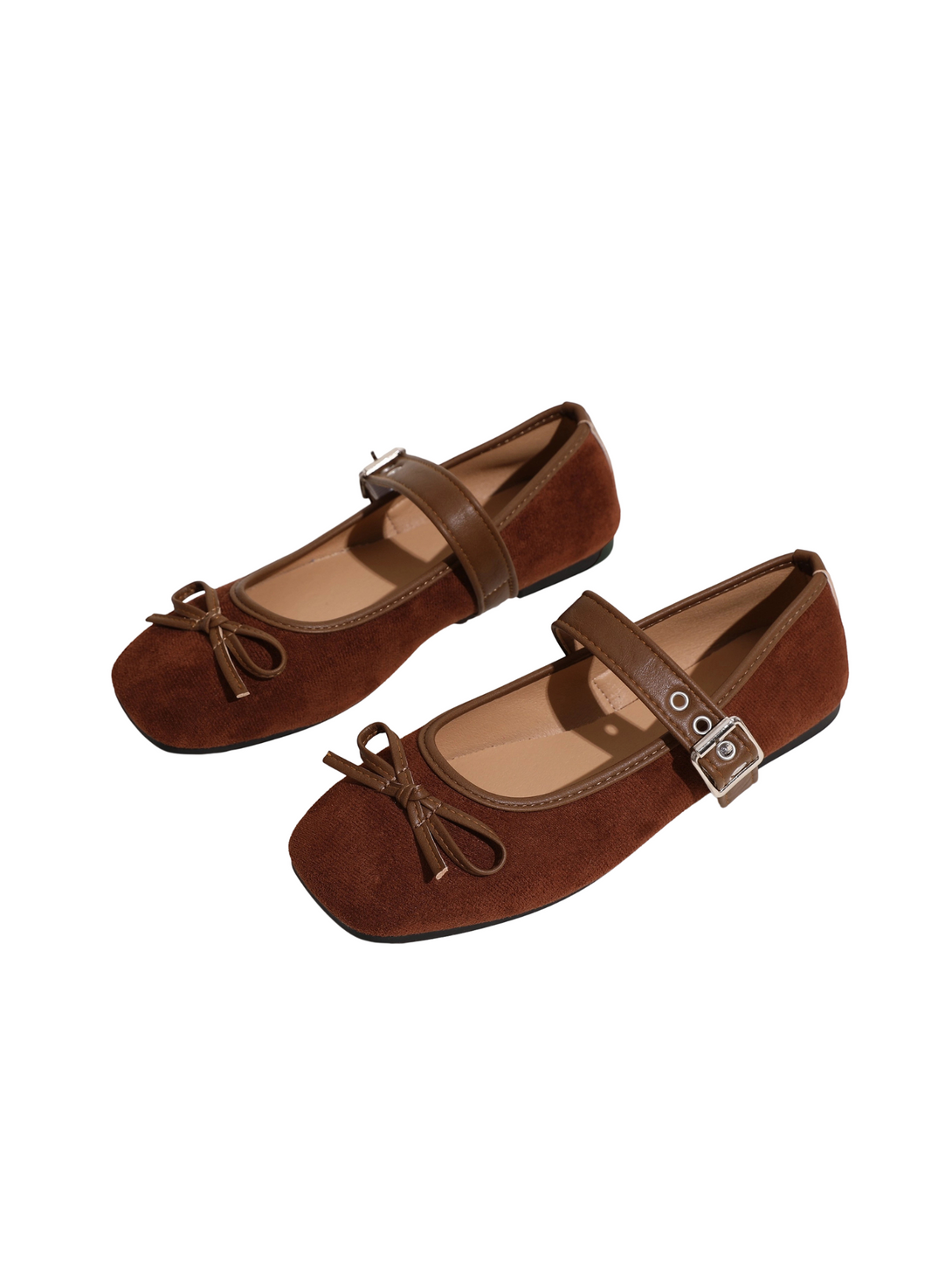 Velouré Élise Closed Toe Loafer- Brown