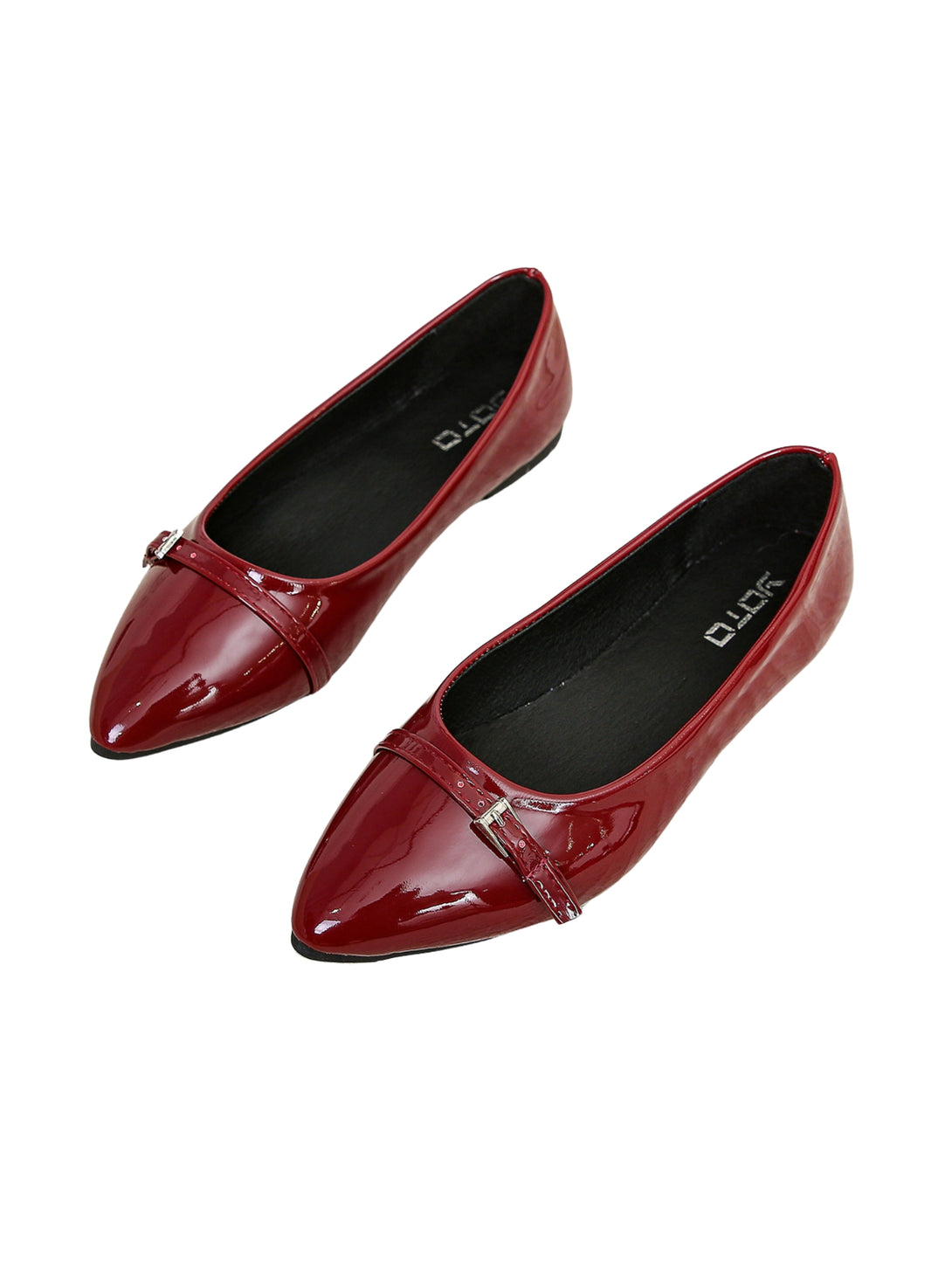 Élan Grace Close Toe Loafer-Wine Red