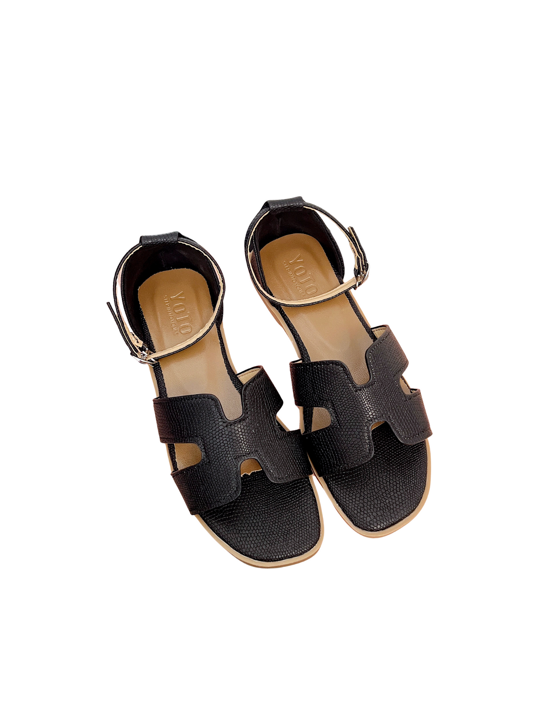 Urban Groove Open-Toe Cutout Slingback Sandal-Beige