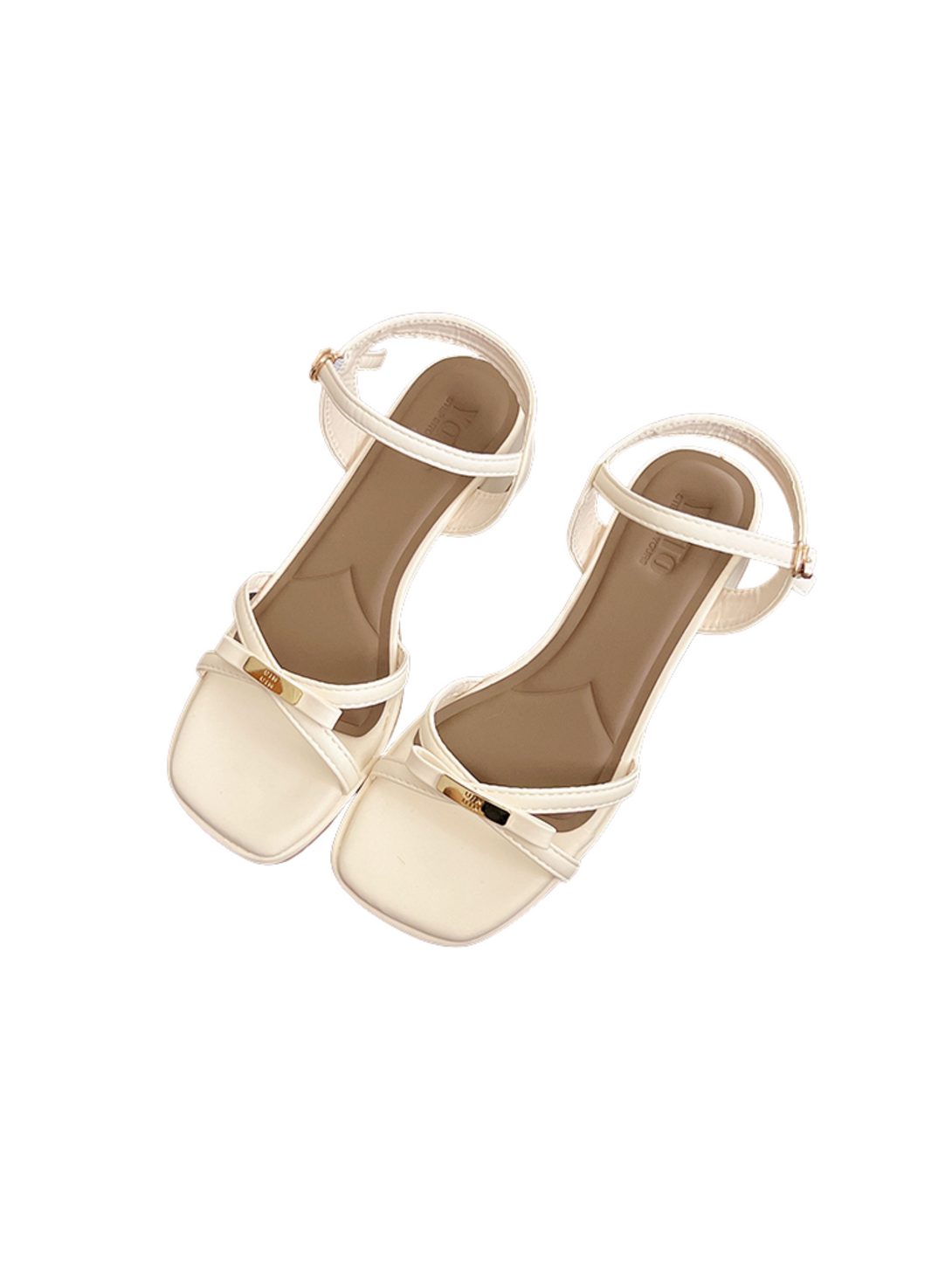 Urban Stride Square-Toe Sandal-Brown