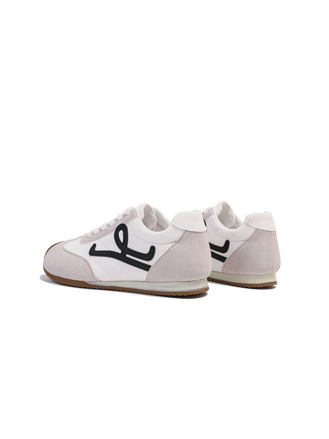 Simple Flex Lace-up Sneakers-Red