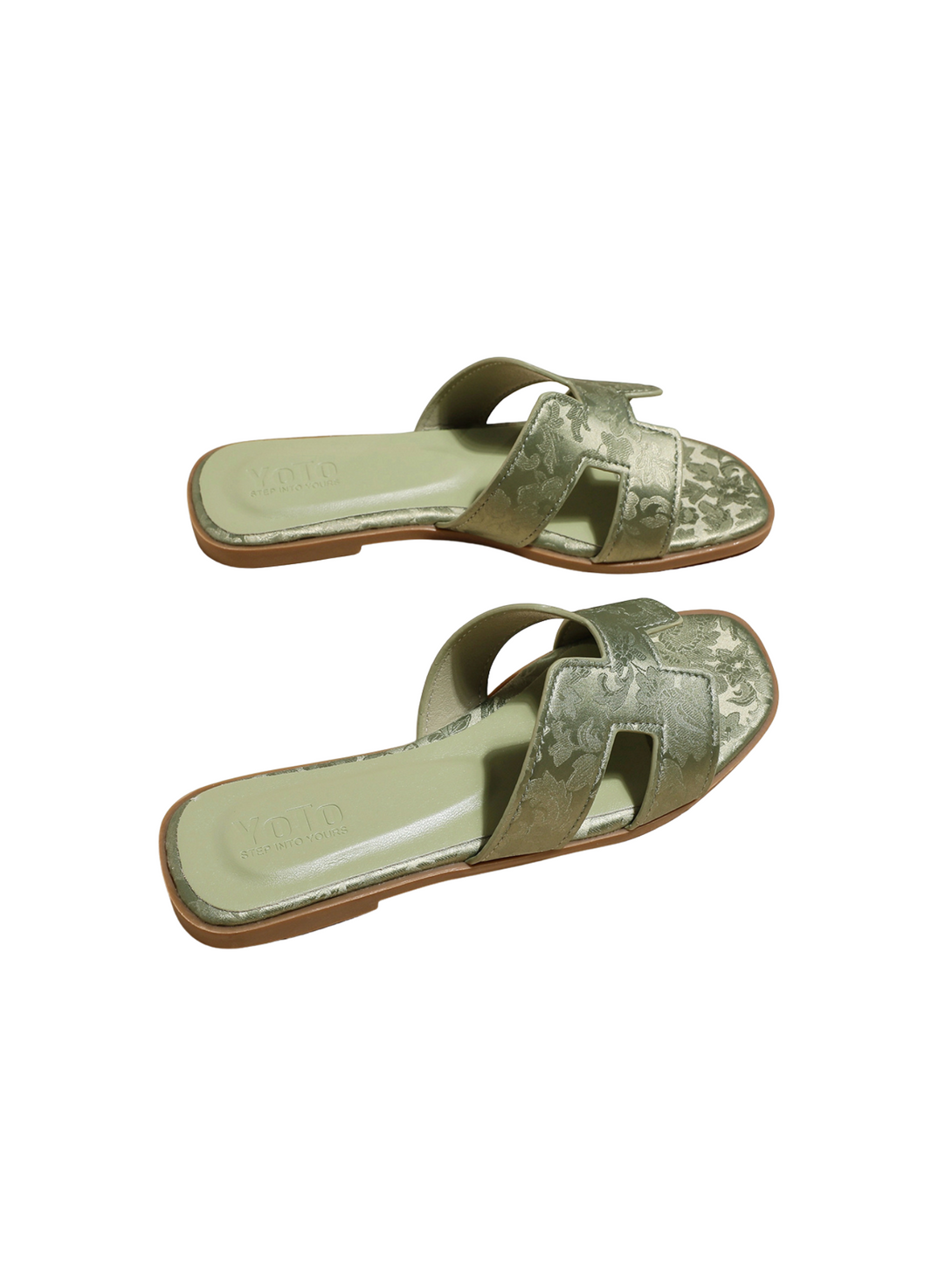 Vita Bliss Flat Slides Sandals-Pink