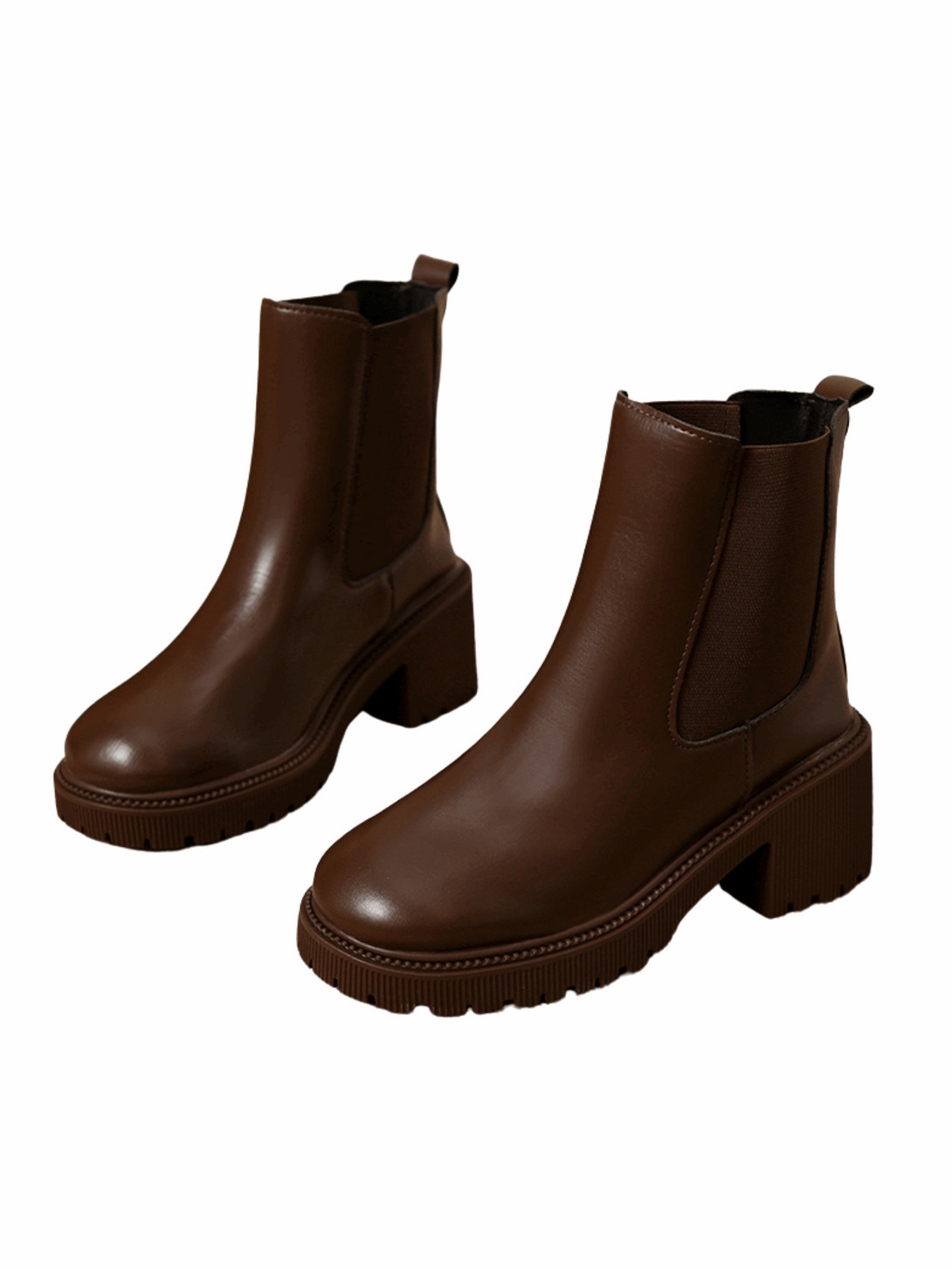 Élan Tempo Platform Boots-Khaki