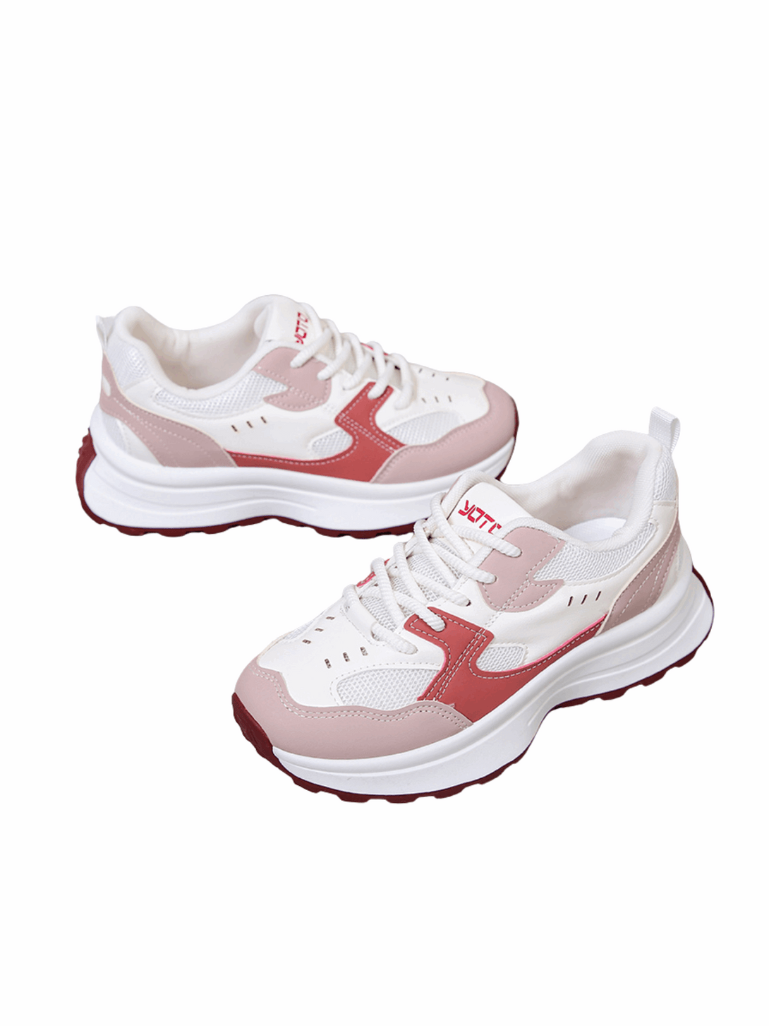 AirStride Zephyr Lace-up Sneakers-Pink