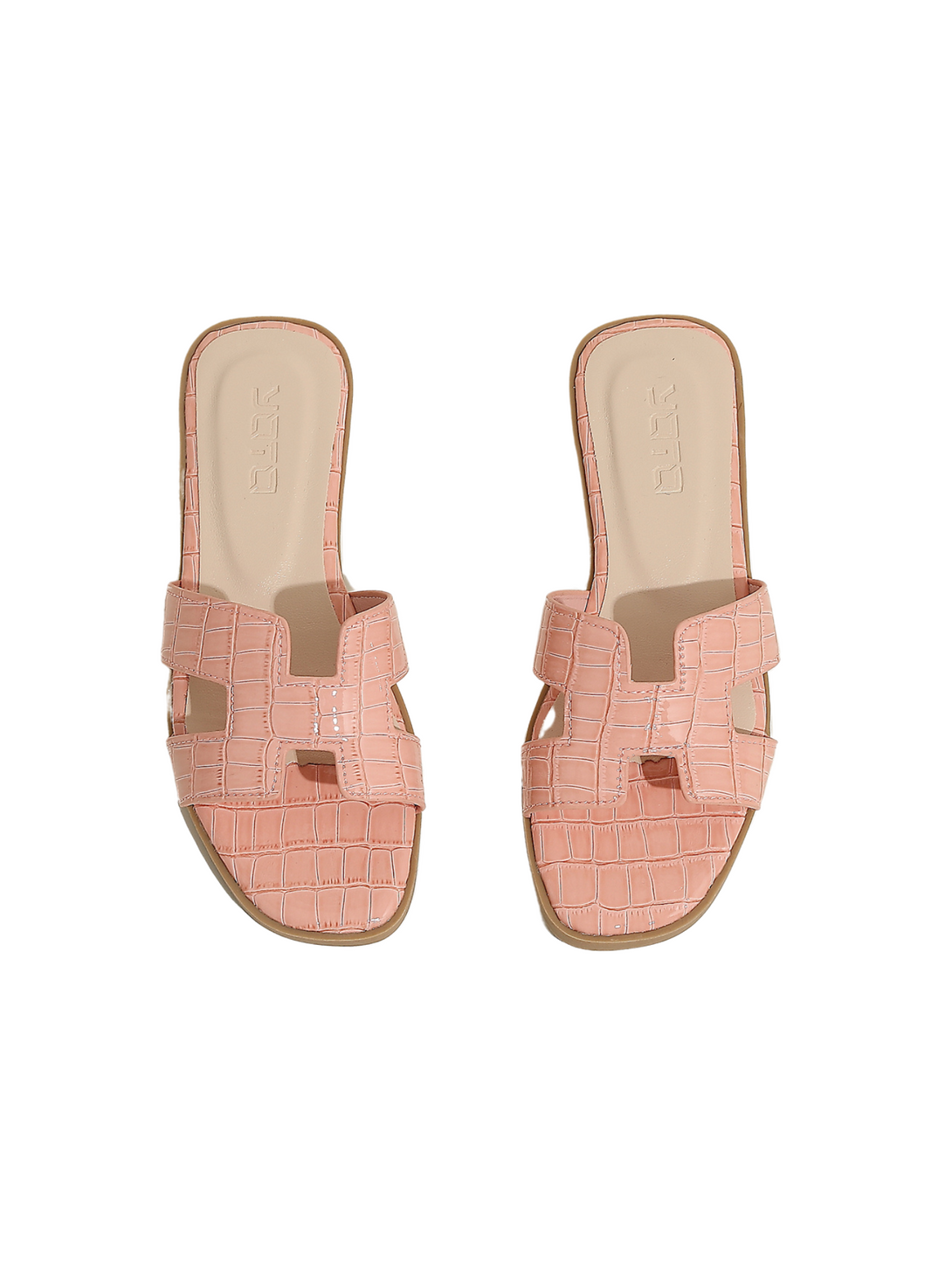 Vita Chill Flat Slides-Dark Brown