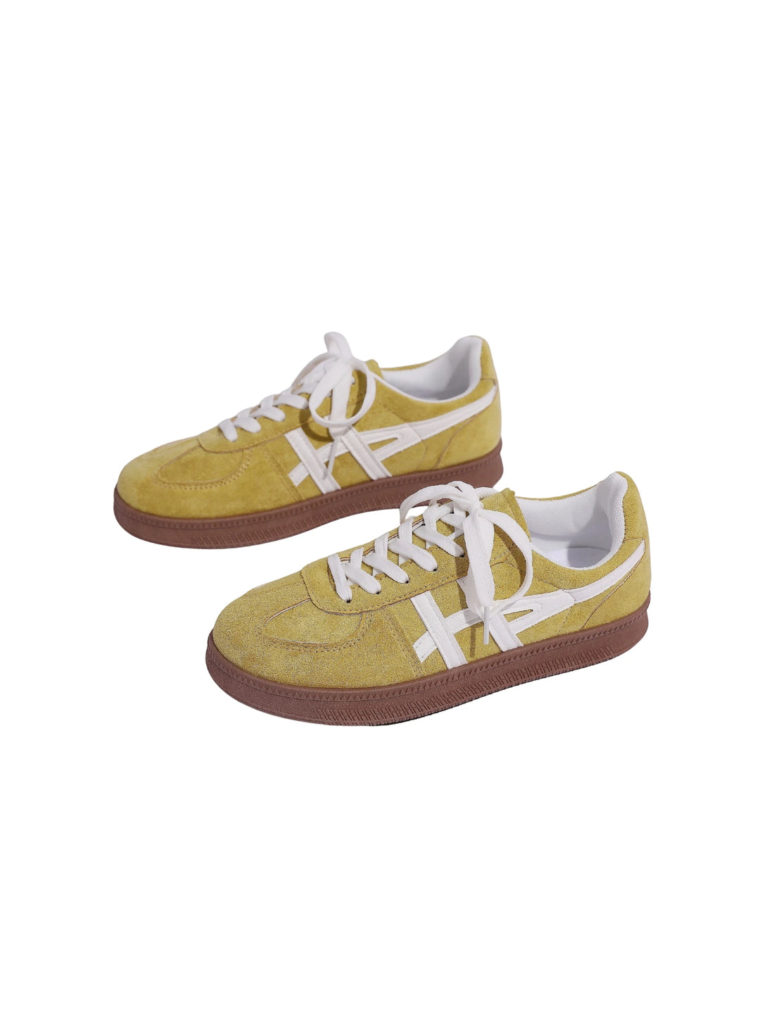 Velouré Aeris Lace-up Sneakers-Red