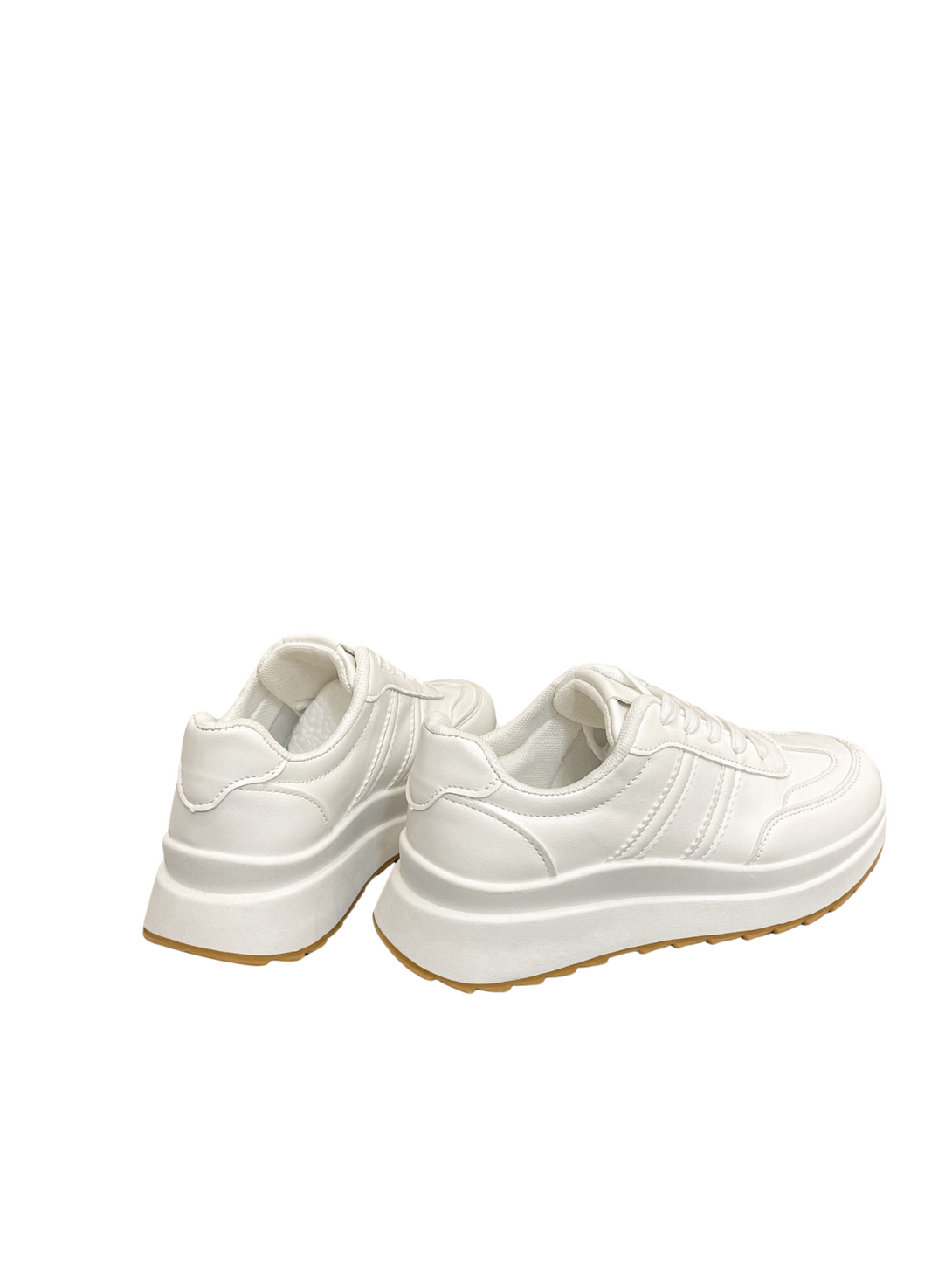 Glance Lace-up Sneakers-Black